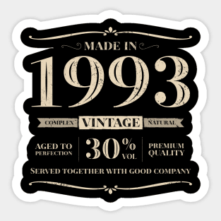 30 years. Born in 1993 Sticker